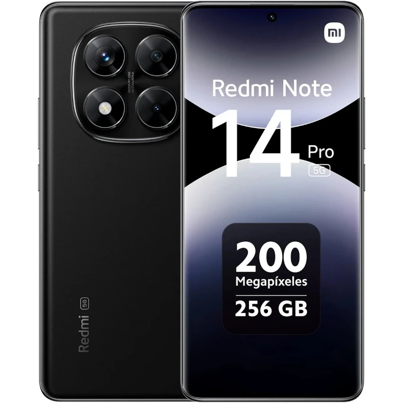 Redmi Note 14 Pro 5G Preto Meia Noite Redmi Note 14 Pro 5G Preto Meia Noite